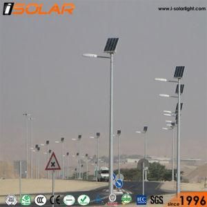 10 Meter Pole Single Arm 100W Solar Power Street Lighting