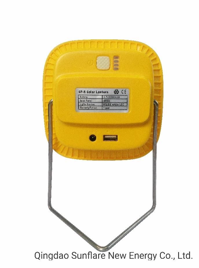 Hanging/Handy/Portable Home-Use Solar Lamp/Light/LED Lantern with 3W LED and USB