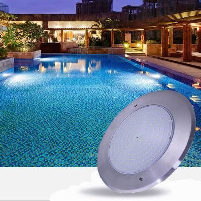 230mm 9inch Submersible IP68 Waterproof RGB Inground Pool Ultra Thin Resin Filled Underwater Pool Lamp