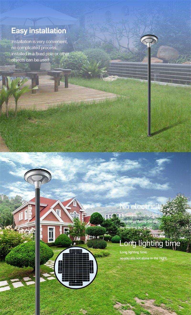 IP65 Aluminum Solar Energy Outside Modern UFO Garden Road Lamp