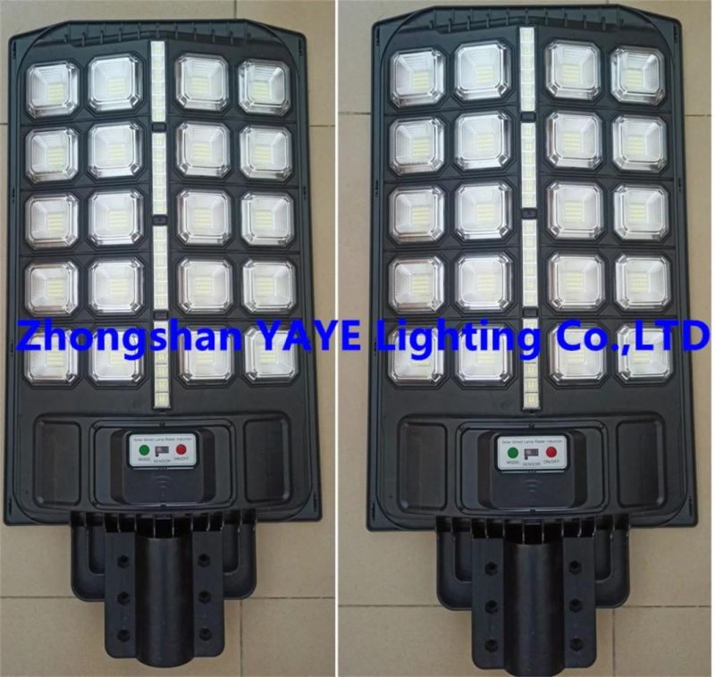 Yaye Hottest Sell Outdoor Aluminum 200W Solar LED Street Road Garden Wall Light with 1000PCS Stock/Remote Controller/ 3 Years Warranty/ Waterproof IP67