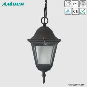 Black Finished Outdoor Garden Pendant Light with Ce