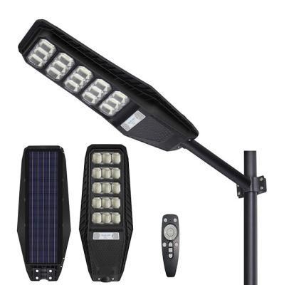China Factory ABS All in One 300W Solar LED Garden Light with Motion Sensor