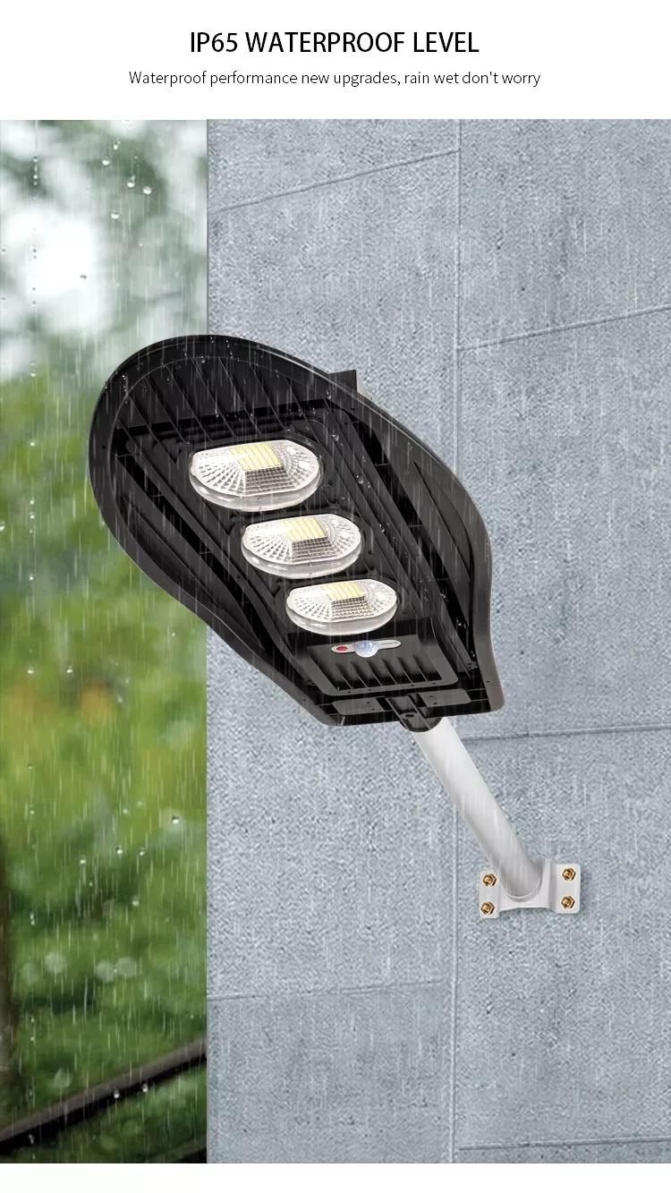 LED Solar Outdoor Waterproof IP65 ABS Integrated Street Light 120W