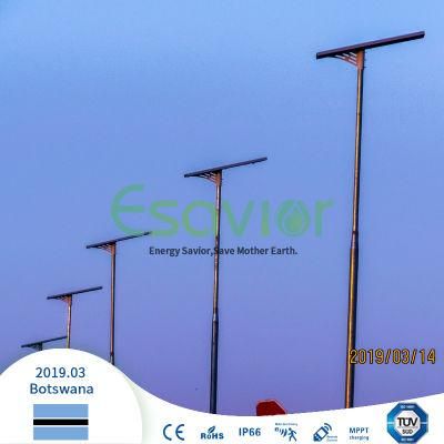 100W All in One Solar Street Light Solar LED Power Light Pole Lighting with Motion Sensor