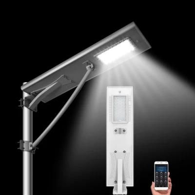 APP Control Wireless 30W Integrated All in One Solar Street Light