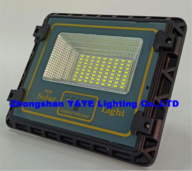 Yaye 2021 Hot Sell USD20.5/PC 100W Solar LED Flood Light/ 100 Watt Solar LED Garden Light