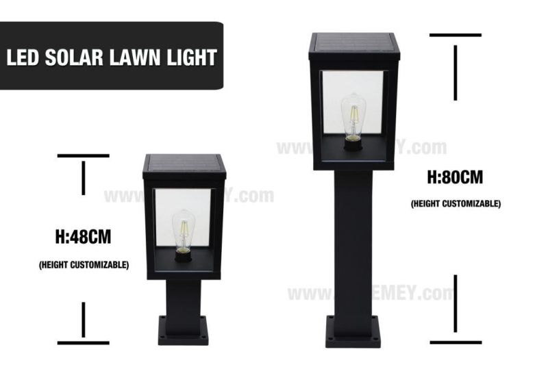 LED Solar Power Garden Light with CE RoHS Certificates