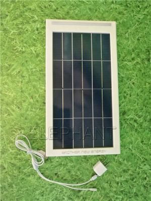 8W Solar Panel 3W LED Elephant Integrated Solar Lighting System