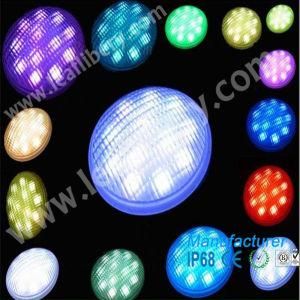 13W Plastic PAR56 LED Pool Lights 13W, 26W W Blue Color Ce RoHS IP68