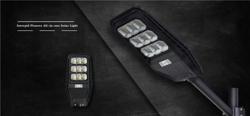High Cost Effective All-in-One Integrated ABS Outdoor Road Light Solar Street Lamp with Radar Motion Sensor