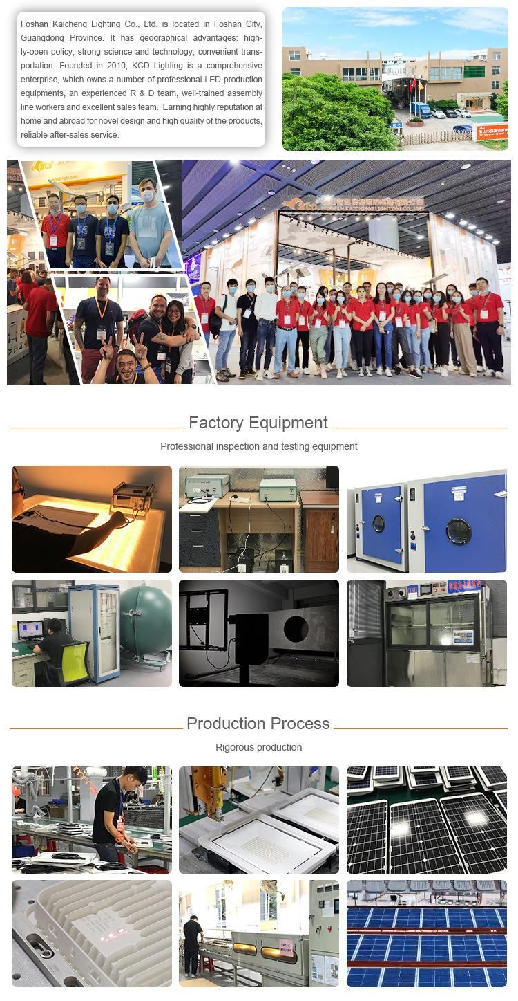 Foshan Manufactory Rotating 48W LED Flood Light Solar Cell