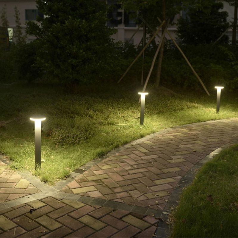 Waterproof Lawn Lamp Aluminum Modern Garden Landscape Pillar Light