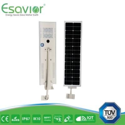 Esavior 18V/60wp Solar Panel Power 40W Integrated LED Solar Street Lights Solar Lights