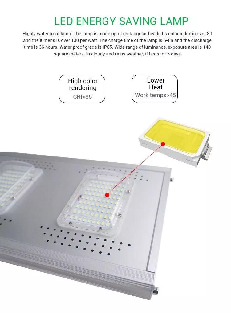 Outdoor Jd-19150 All in One LED Solar Lamp Street Light