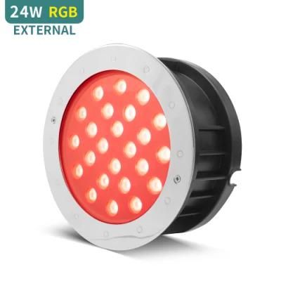 DC12V RGB 24W IP68 SS316L LED Swimming Pool Lighting