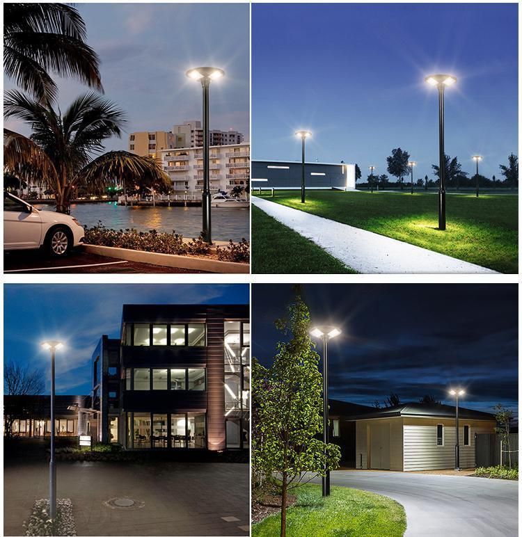 Round Design Solar Lights UFO Solar Light for Garden High Class Waterproof IP65 Street Lamp in UFO Shape Smart Remote Control UFO Garden Meadow All in One Solar