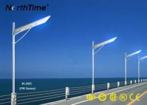 60W Solar Ultra Bright All-in-One LED Street Lamp with Bridgelux