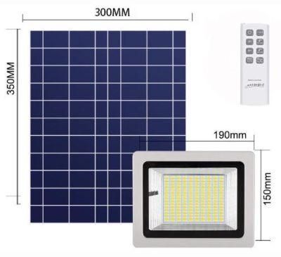 Best Quality IP66 Waterproof Aluminum Easy Install Cold Light Sfl04-80W LED Solar Flood Light for Outdoor Shop Factory