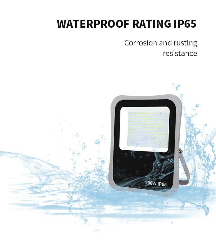 Hot Aluminum Housing Wide Angle IP65 Waterproof Outdoor Floodlight 500 Watt Solar LED Flood Light