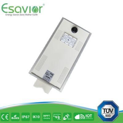 Esavior 12m Space Between Lights 15W LED Solar Street Lights Solar Lights