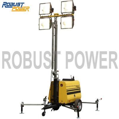 Kubota Portable Electronic Controlled Ball Hitch Mobile Light Tower