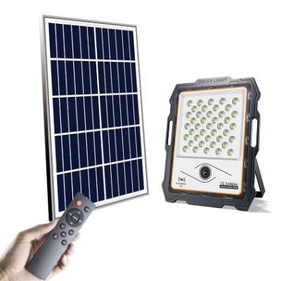 Camera Rechargeable 100W Motion Sensor Solar Wall Light Solar Flood Light for Emergency