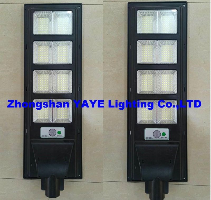 Yaye Hottest Sell 100W All in One Solar LED Street Road Garden Wall Light with Waterproof IP65 500PCS Stock (YAYE-22SLSL100WG)