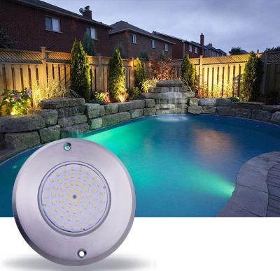 7mm Slim Lighting for SPA Pool Kit Waterproof DC 12 Volts Multicolor WiFi Control 316ss 45W LED Underwater Light