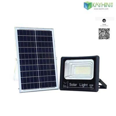 China 100W 200W 300W LED Outdoor Integrated LED Floodlight Solar Panel LED Street Light with Solar Panel LED Flood Solar Light