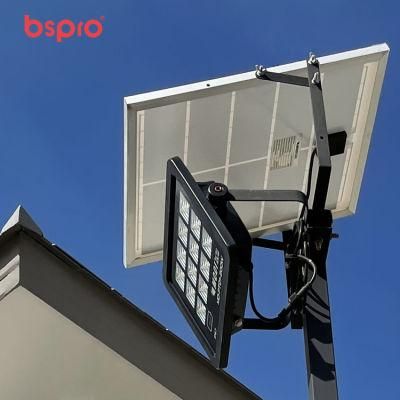 Bspro High Brightness Battery Powered Reflector IP65 Outdoor LED Solar Flood Light