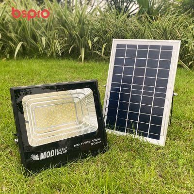 Bspro Outdoor IP65 White Color 100W 200W for Room LED Outdoor Solar Flood Light