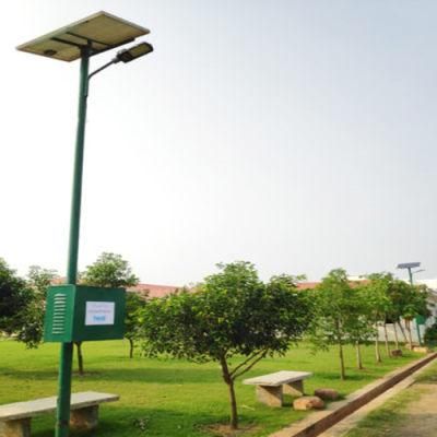 Road Lighting Solution 7m 40W 50W 60W High Brightness LED Solar Street Light for Rural Village City Street IP65 Dusk to Dawn