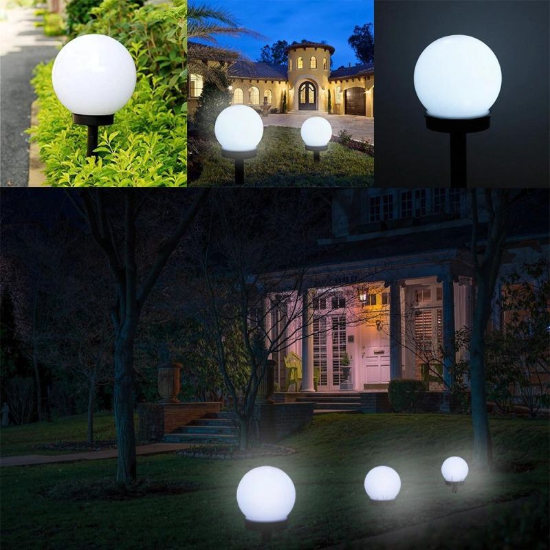 2PCS LED Solar Garden Ball Light