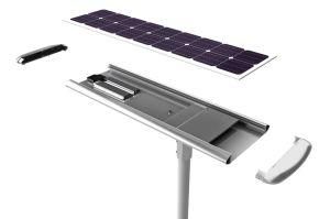 All in One IP65 Waterproof LED Solar Street Light with Lithium Battery for Outdoors