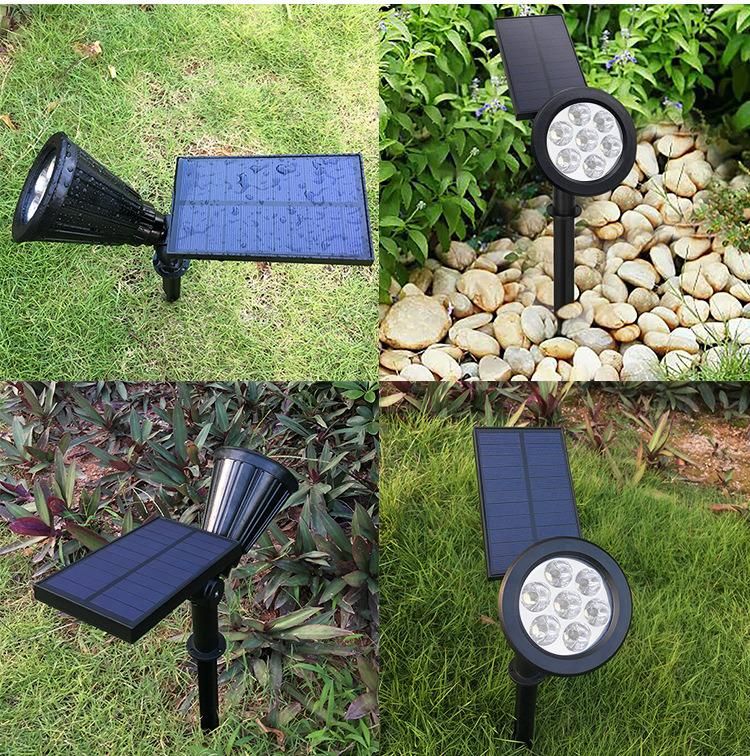 3W/5W IP65 RGBW Sensor Solar Garden Spotlight