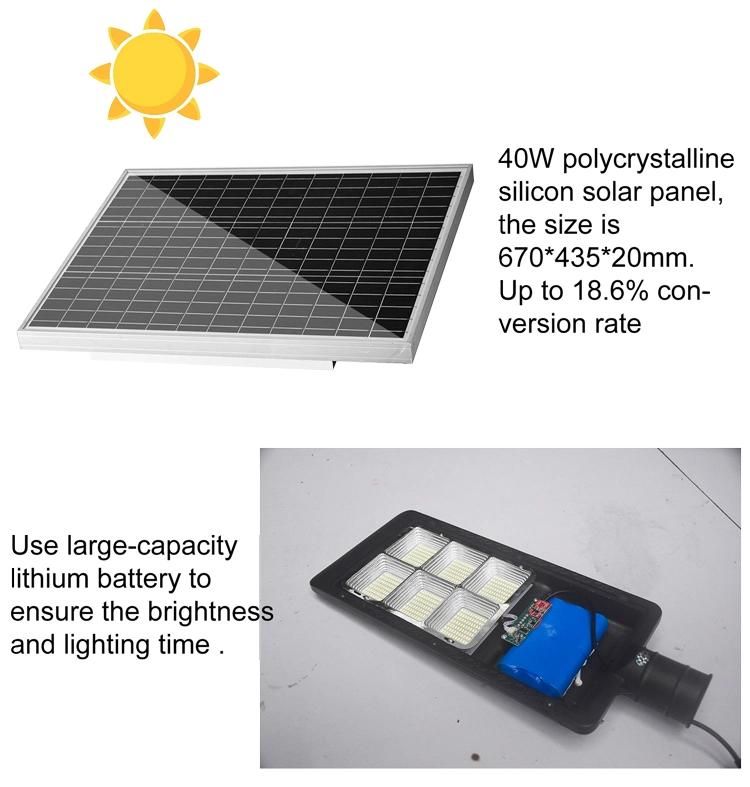 Good Quantity 300W Solar Power LED Street Light