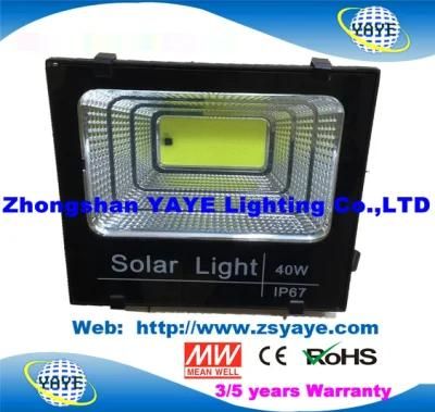 Yaye 2021 Hot Sell Outdoor 40W Solar LED Flood Light /40 Watt Solar Flood Light / Solar LED Floodlight with 2/3 Years Warranty