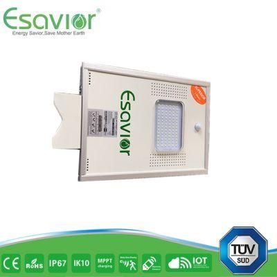 Esavior 3, 000+ Cycles Life Battery Integrated LED Solar Street Lights Solar Lights