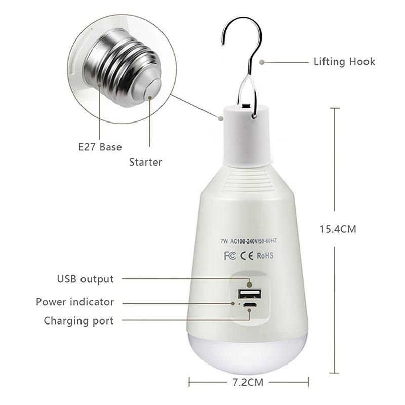 Multi Functional Rechargeable Camping Solar Bulb