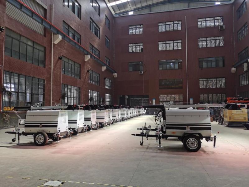 9m Heavy Duty Trail Metal Halide Diesel Generator Lighting Tower