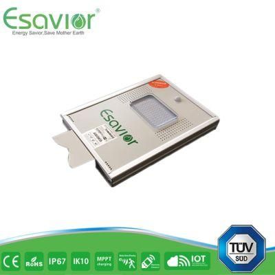 Esavior IP66 Rated Electrical Compartment Integrated LED Solar Street Lights Solar Lights