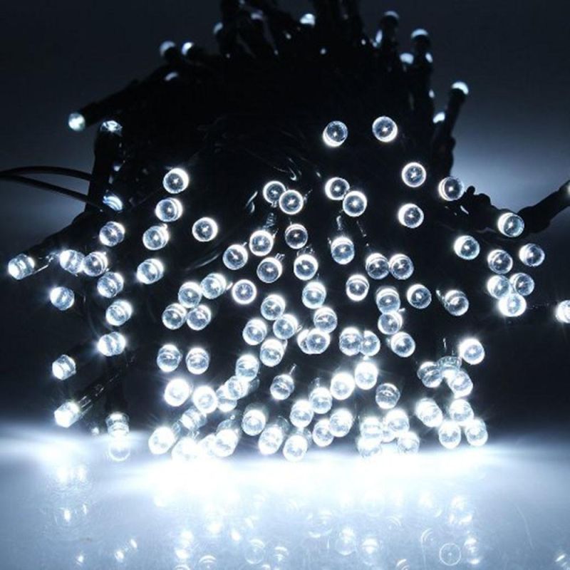 Solar String Lights 72FT 200 LED 8 Modes Outdoor String Lights Waterproof Solar Fairy Lights for Garden, Patio, Fence, Balcony, Outdoors (Warm White)