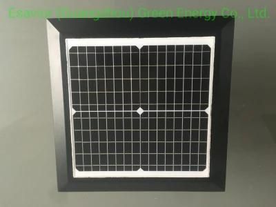 15W 5 Years Warranty Esavior All in One Solar Garden Lights with TUV-Sud Certififcates LiFePO4 Lithium battery