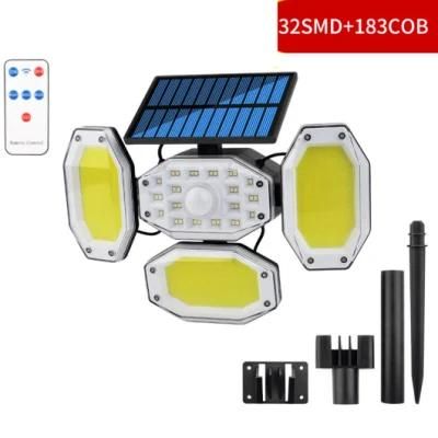 Factory Outdoor Waterproof Activated Wall Lamp IP55 Solar Motion Sensor Wall Light Outside LED Solar Light Garden Cheap Price