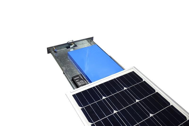 High Bright 80 Watts Integrated Solar LED Street Light with Motion Sensor