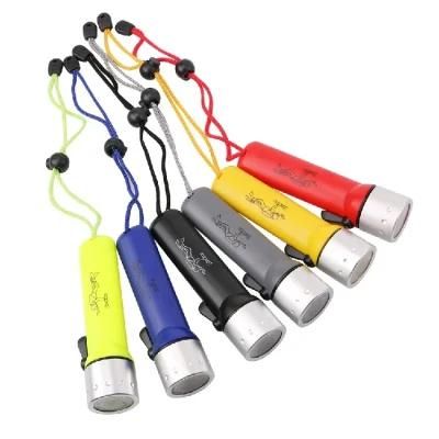 Ordinary Dry Battery Diving Light Heavy Rain Operation Underwater Fishing Operation Strong Light Diving Light Dry Water Dual Flashlight