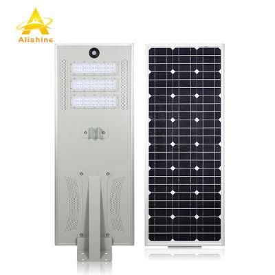 High Efficiency 3030 LED Chips 80W Integrated Solar Street Light