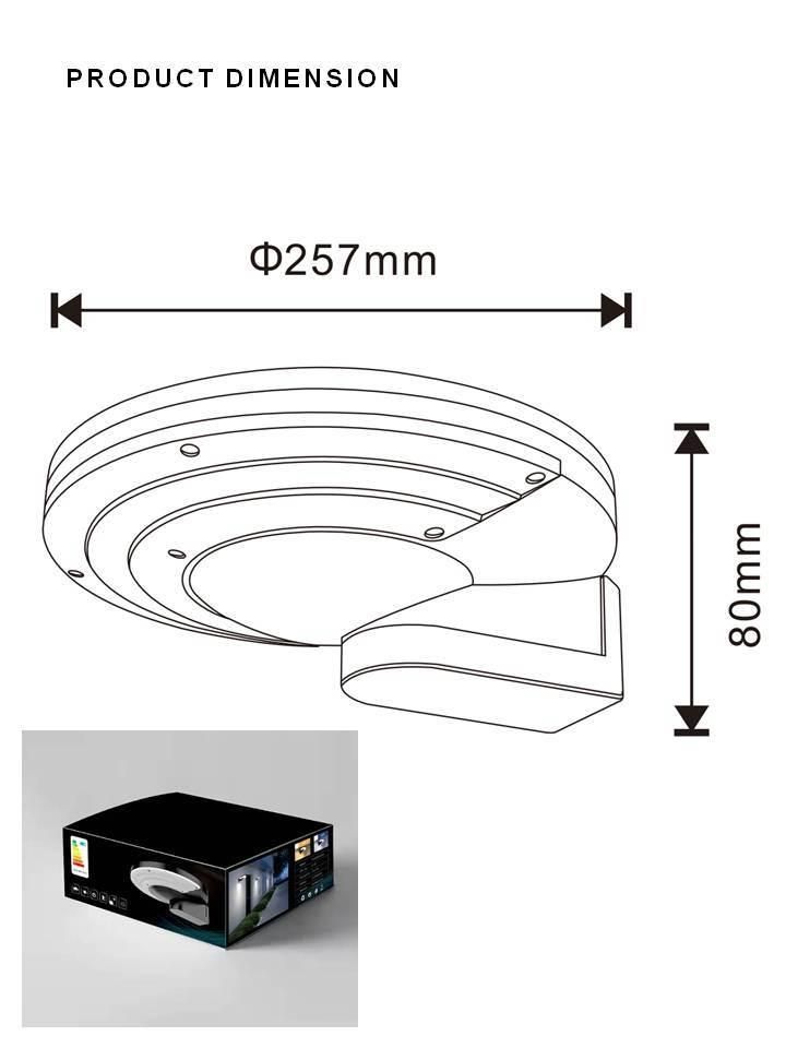 IP65 Solar Street Light Wall Mounted Solar LED Outdoor Wall Light