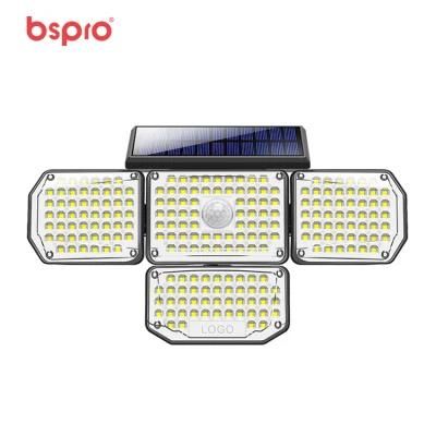 Bspro Waterproof Decorative Mounted LED Modern with Sensor Outdoor Solar Wall Light